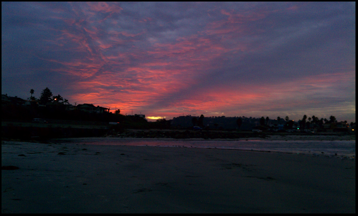 Cardiff Reef Sunrise 1-12-12