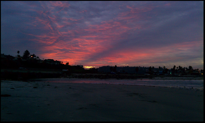 Cardiff Reef Sunrise 1-12-12