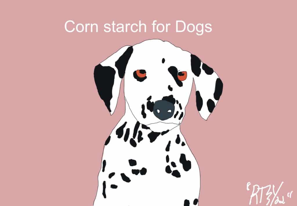 Corn starch for dogs